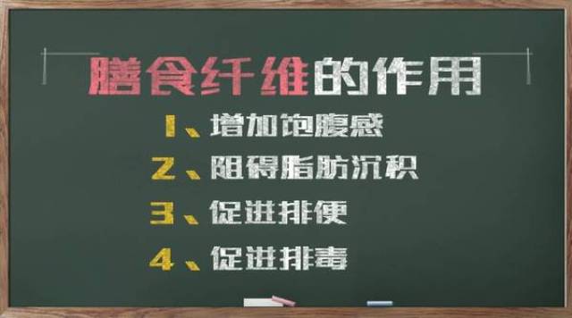 膳食纖維的作用? 第一:增加我們的飽腹感. 第二:阻礙脂肪沉積.