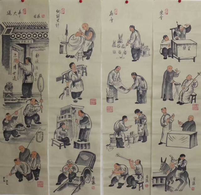 老北京民俗画家——伯阳