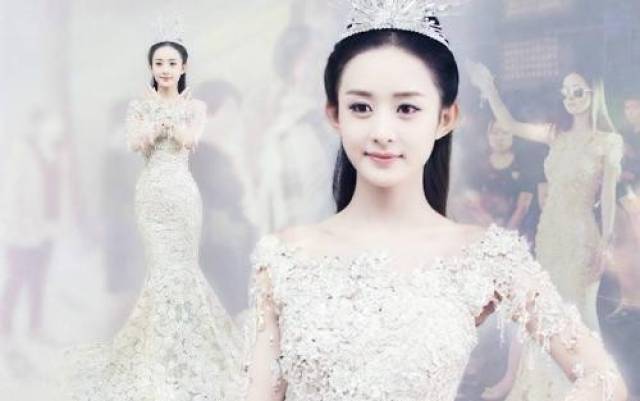 赵丽颖冯绍峰#官宣体#领证!肤白貌美的小仙女穿上婚纱简直太迷人了!