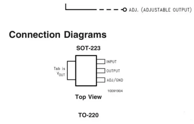 大咖分享:ams1117-3.3接线原理及如何接线