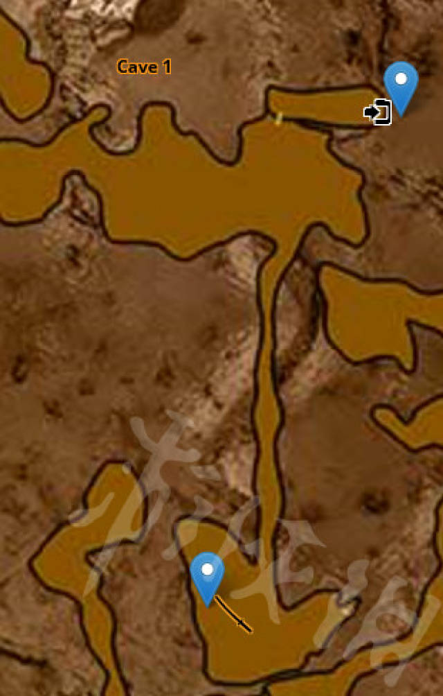 森林游戏武士刀洞地图图片