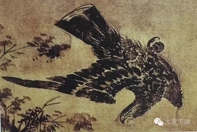 取自(明)林良《秋鹰图》