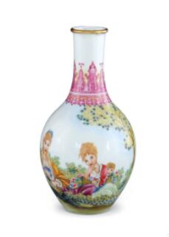 清代乾隆珐琅彩拍卖成交记录_瓷器