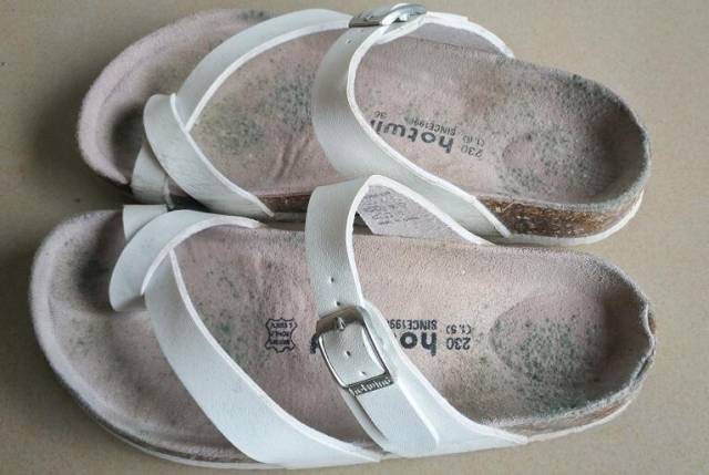 光亮皮鞋子发霉祛霉防霉的就用科普茵防霉清洁膏,海绵擦(配套)光亮皮