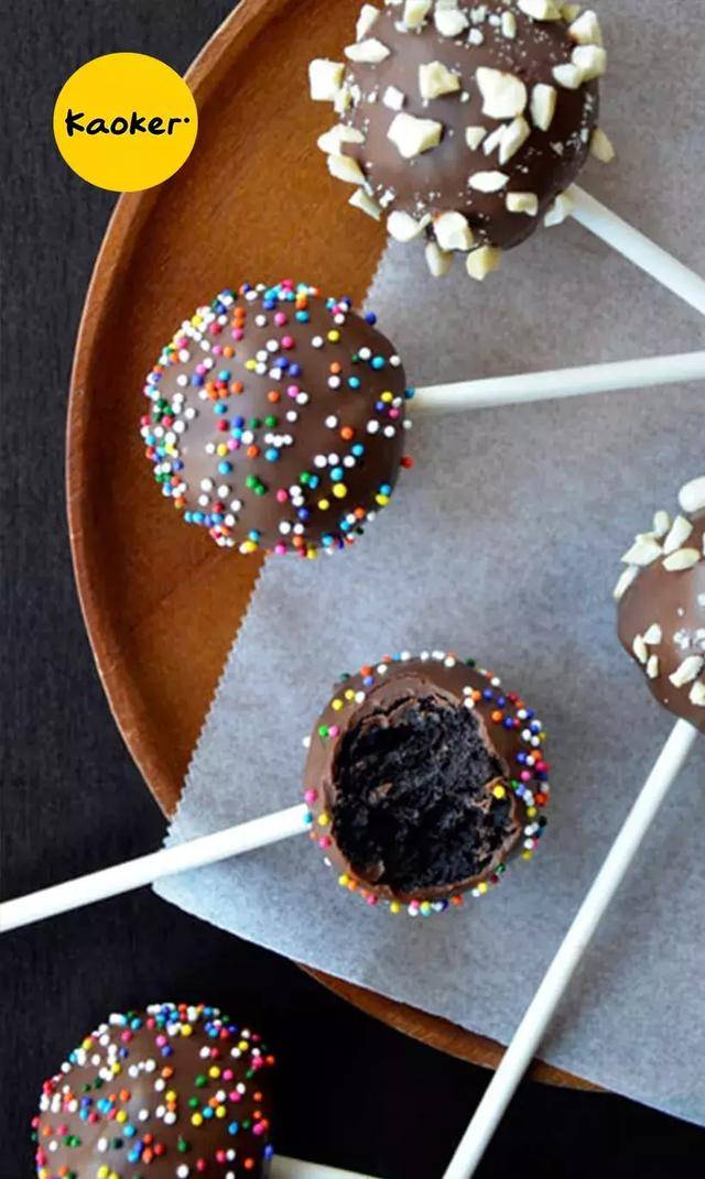 今日又双叒叕发糖啦巧克力曲奇棒棒糖4步get定要甜倒你的心