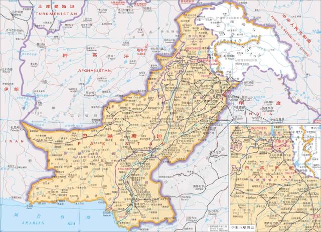巴基斯坦首都地图图片