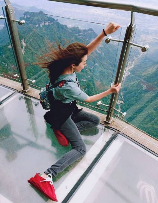 张家界 惊心动魄的玻璃路怎么能错过