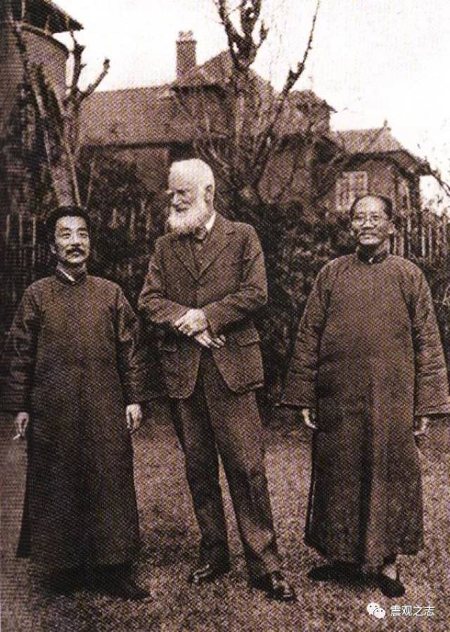 1933年2月,鲁迅,萧伯纳,蔡元培在上海合影.