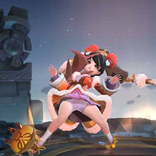 王者荣耀:安琪拉如懿皮肤,玩家发现隐藏福利,胖次很小女生!