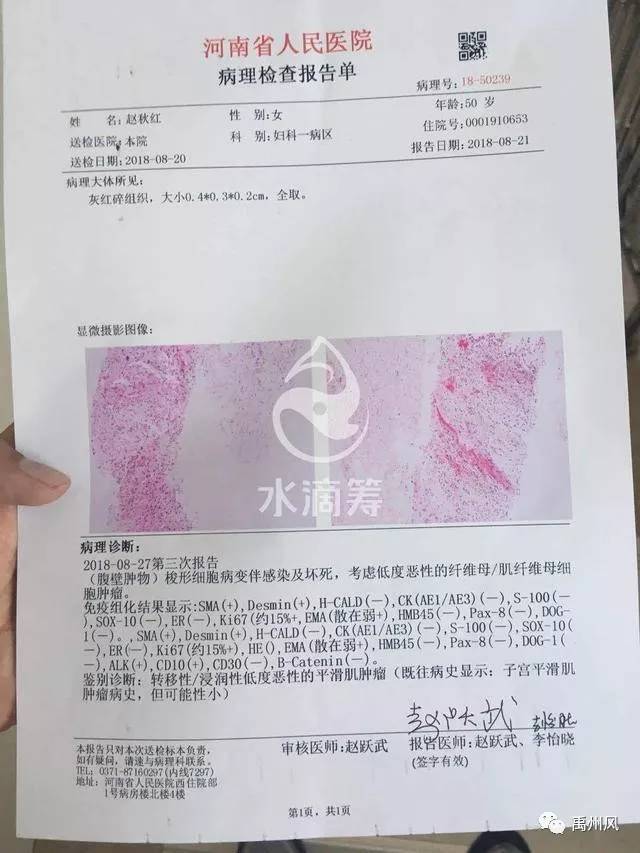 河南许昌:禹州市人民医院子宫肌瘤手术失误隐瞒病情