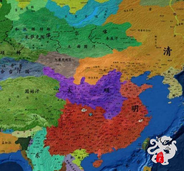 多尔衮入关时,中国存在几个政权?