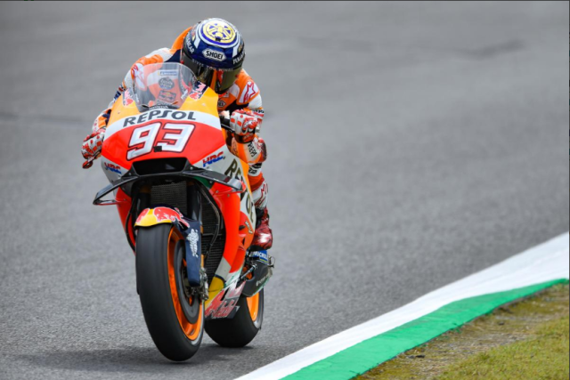 motogp日本站:多维摔车 马奎斯提前夺总冠军