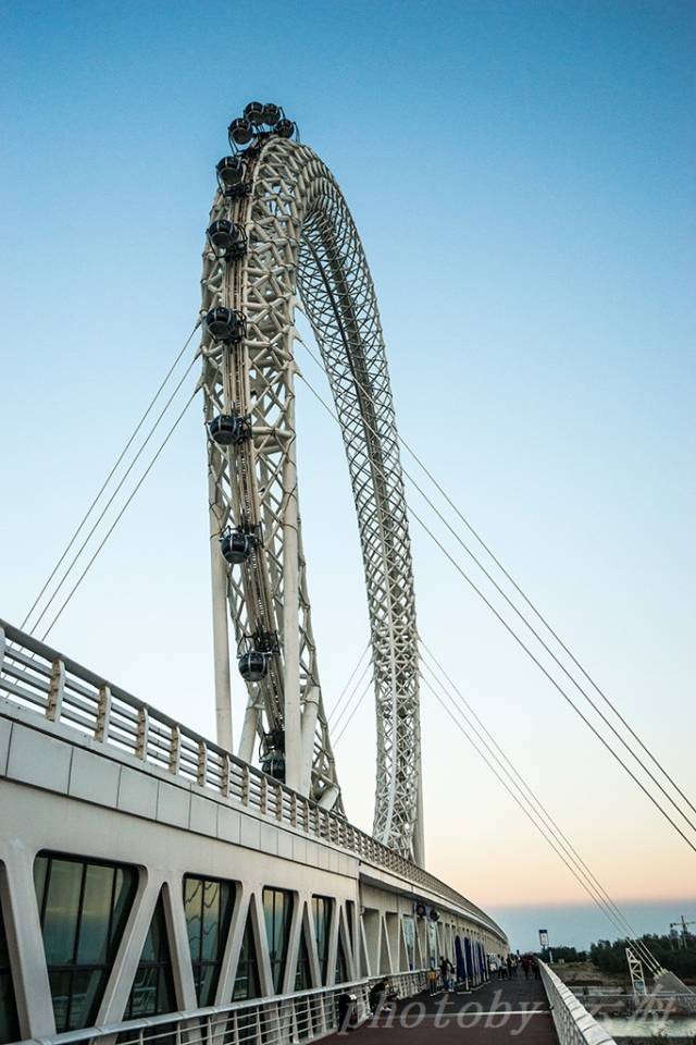 潍坊,世界最大无轴式摩天轮"渤海之眼"