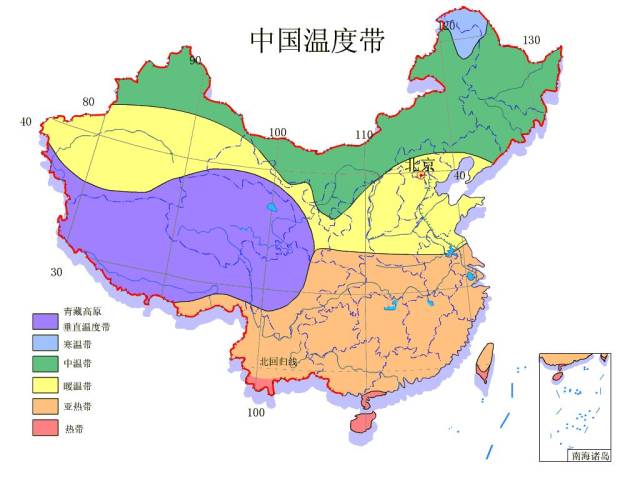 我国地域辽阔,南北跨纬度广 冬季南北气温相差较大 因此许多北方人