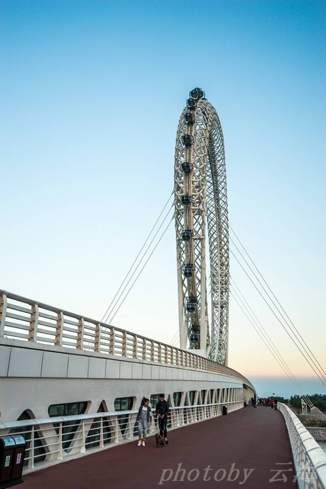 潍坊,世界最大无轴式摩天轮"渤海之眼"