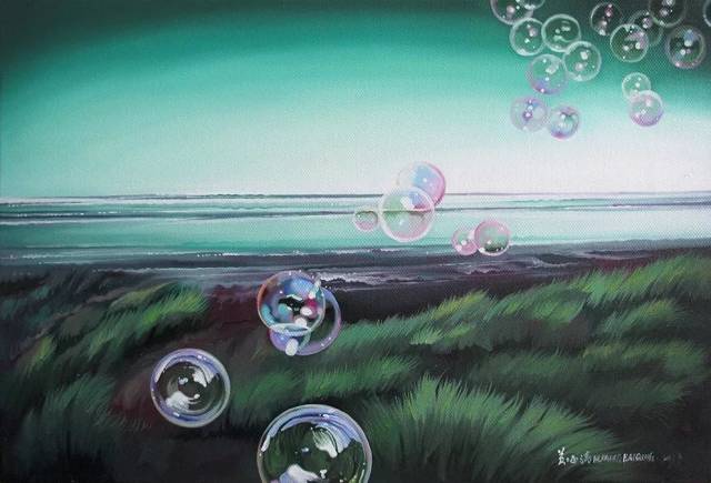 《泡泡03》布面油画 90x60cm 2013