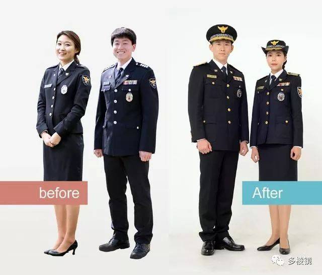 啥这就是韩国的新警服