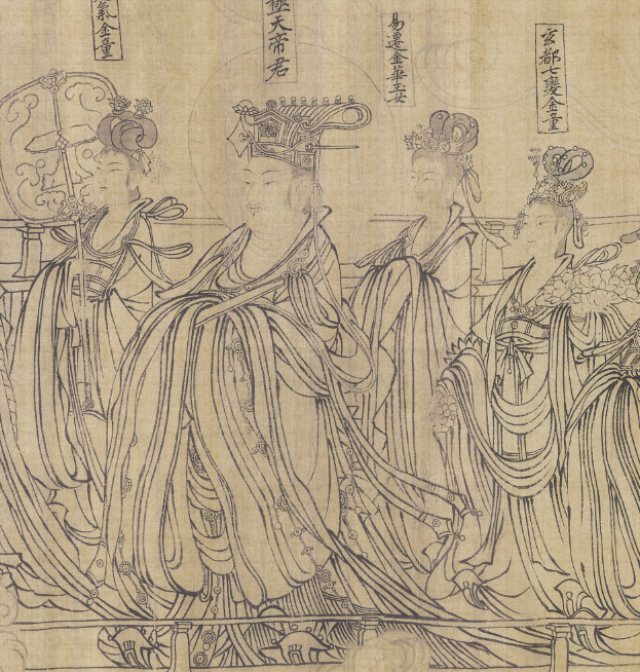 汉桥话画:武宗元《朝元仙仗图》宋代最高成就的白描作品