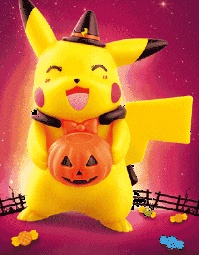 肯德基万圣节皮卡丘玩具限量登场!