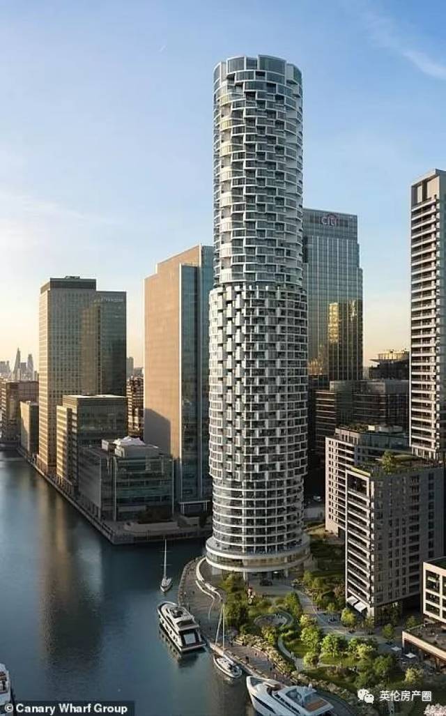 新楼共58层高,圆筒形设计,正对泰晤士河.