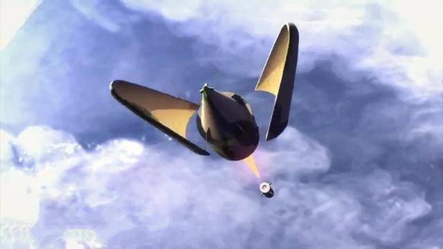 双锥体弹头高超声速再入空气舵高达9马赫十分钟1800公里