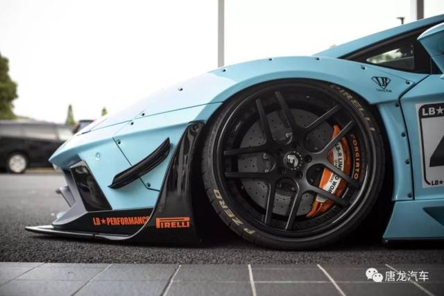 【经典涂装】经典的海湾石油涂装,套用在 lamborghini aventador上,你