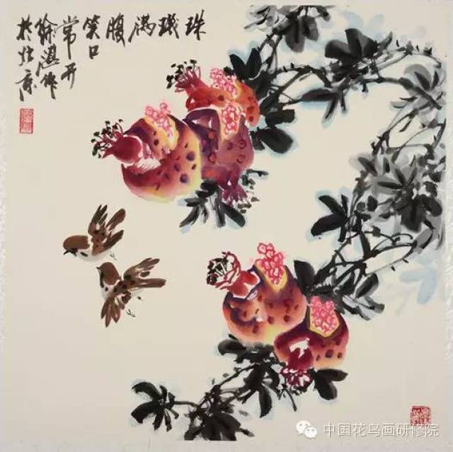 100副徐湛花鸟画作品欣赏,太美了