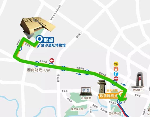 线路2(半程马拉松21.0975公里)