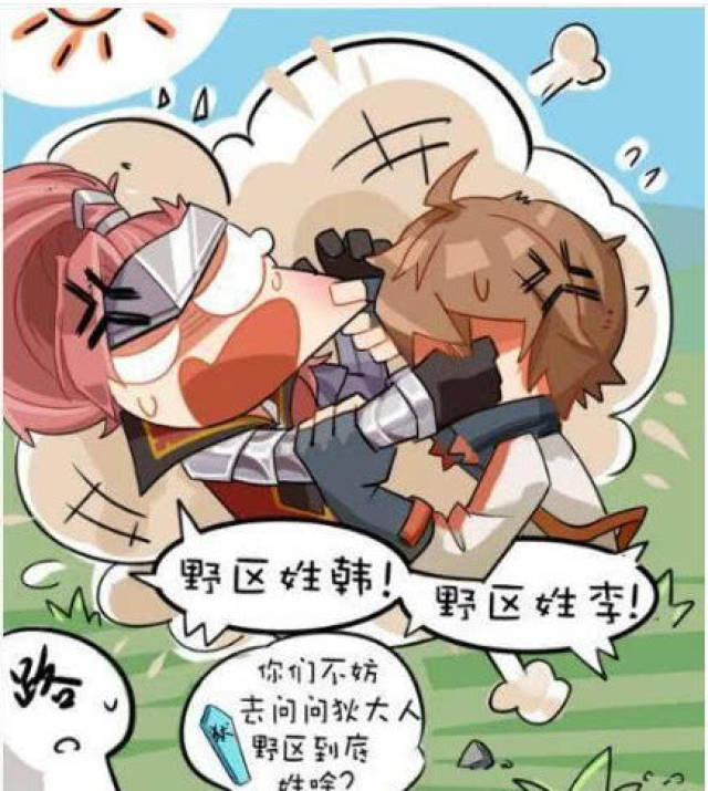 王者荣耀韩信李白抢野区姓李呢还是姓韩呢元芳你怎么看