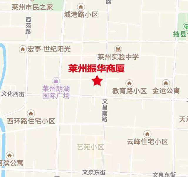 莱州市文峰路街道地图图片