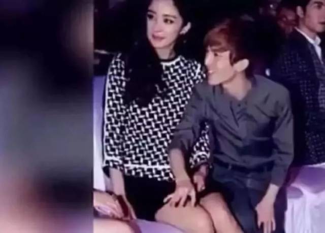 谁曾想过大幂幂也有被郭敬明摸大腿的一天!