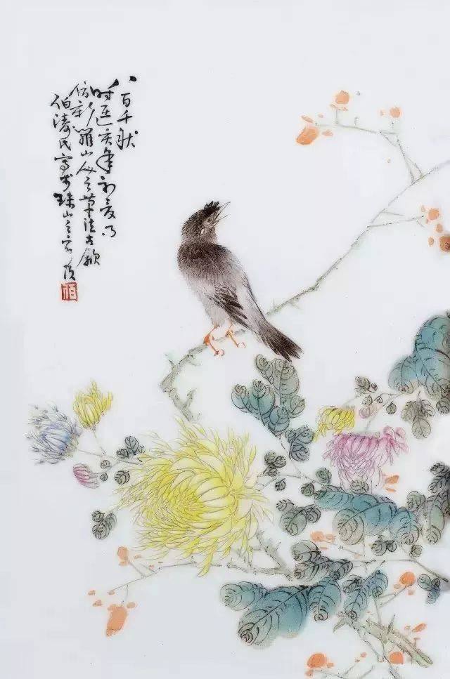 民国新粉彩花鸟瓷器的艺术造诣让人惊叹！了解了解其分期及艺术特征吧_