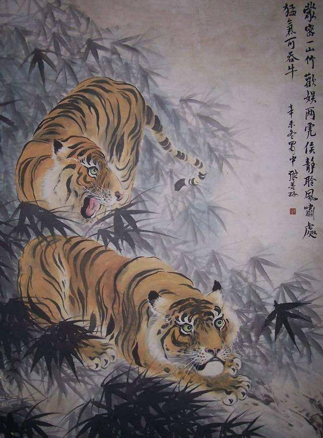 中國畫虎十大名家