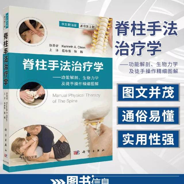 正版新书《脊柱手法治疗学》功能解剖、生物力学及徒手操作精细图解_ 