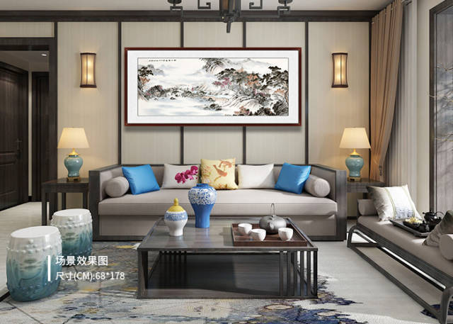 李佩锦山水画欣赏国画山水景色雅致非凡_搜狐网