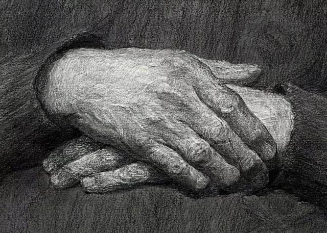 素描|实用干货—素描手的画法_手机搜狐网