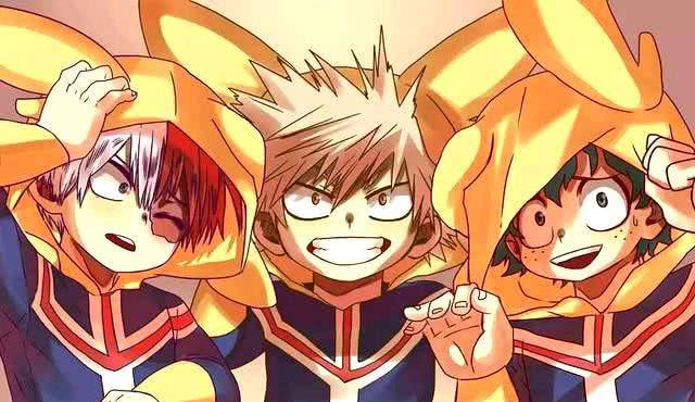 我的英雄学院之学院三巨头,绿谷出久&轰焦冻&爆豪胜己!_手机搜狐网