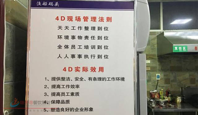 4d厨房之——标语告示栏,时刻提醒后厨人员,规范4d,做好4d.