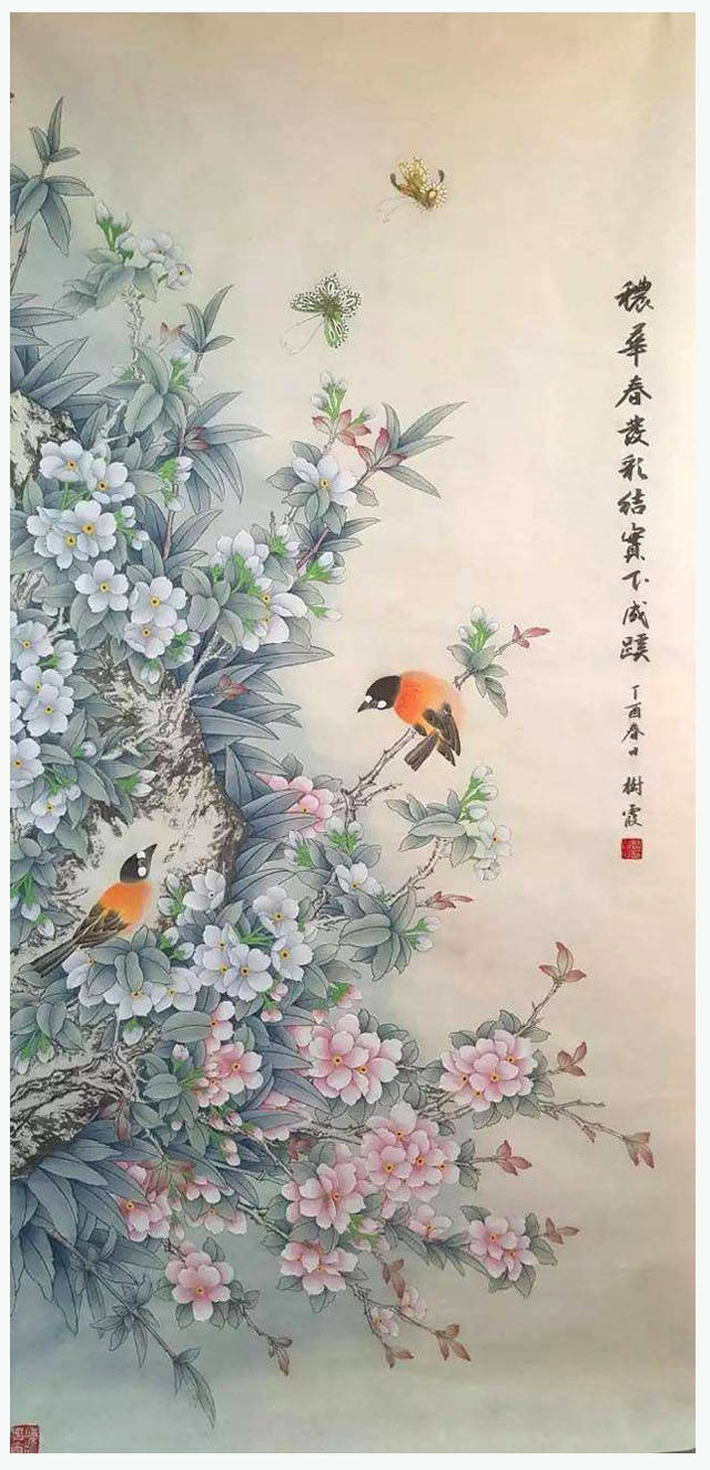 画多多推荐|工笔牡丹仙子高树霞教你如何掌握工笔画技巧.