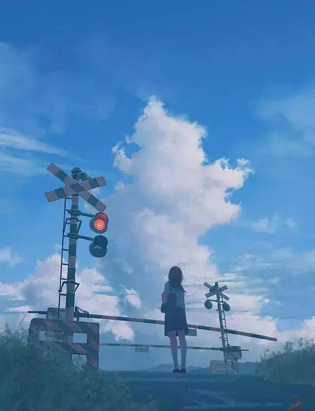 这么多超美的天空二次元插画,每一张都足以当壁纸!