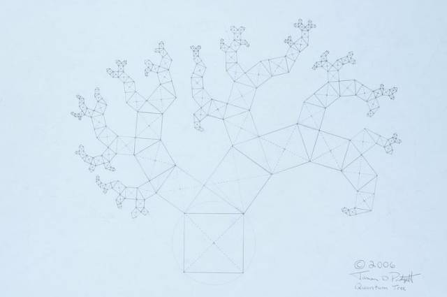 数学分形图手绘,数学分形图,分形图怎么画_大山谷图库