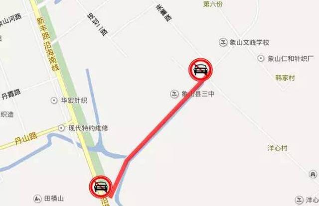 靖南大街象山中学路段(东谷路至兴盛路)