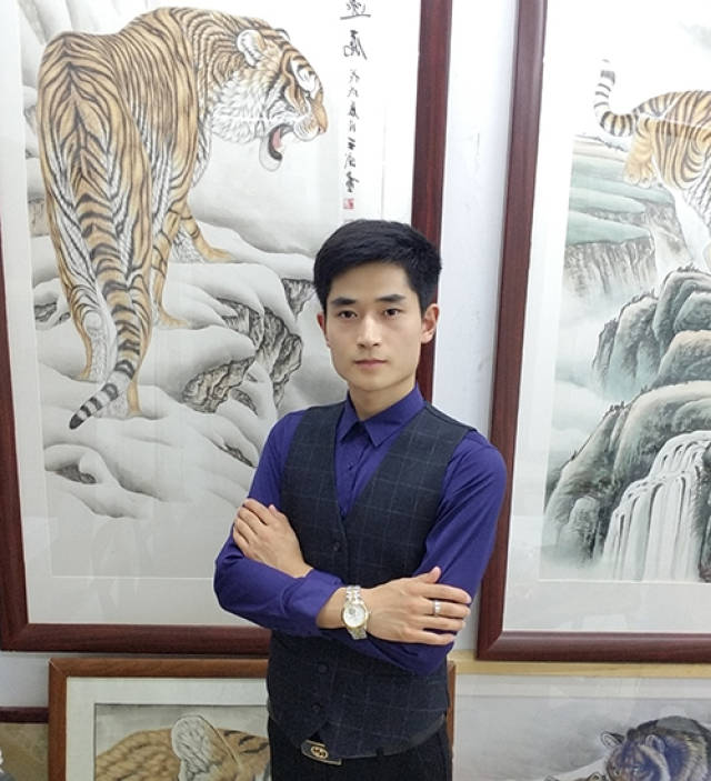 后起新秀90后夫妇画家肖梦玲画家韩韦业