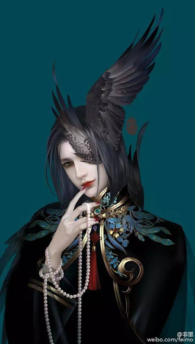 国内古风插画师作品欣赏,情不知所起而一往情深