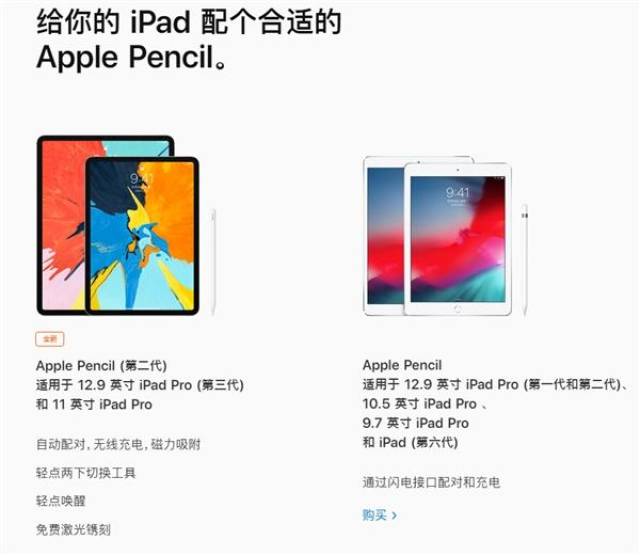 苹果：新iPad Pro不兼容第一代Apple Pencil手写笔_手机搜狐网