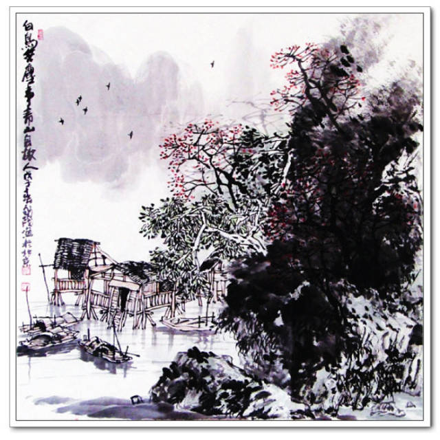 中国著名画家于永茂水墨画作品赏析