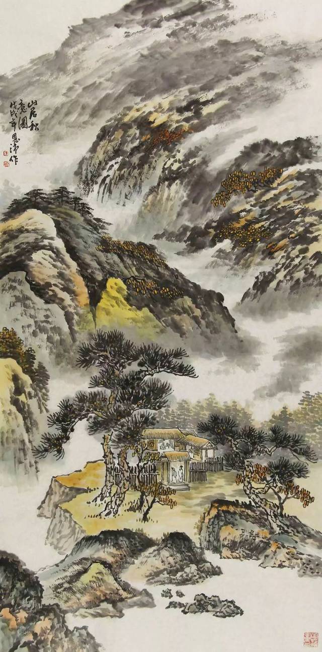伟岸奇秀 大气昂扬 | 于恩沛山水画作品赏析【博宝·典藏】