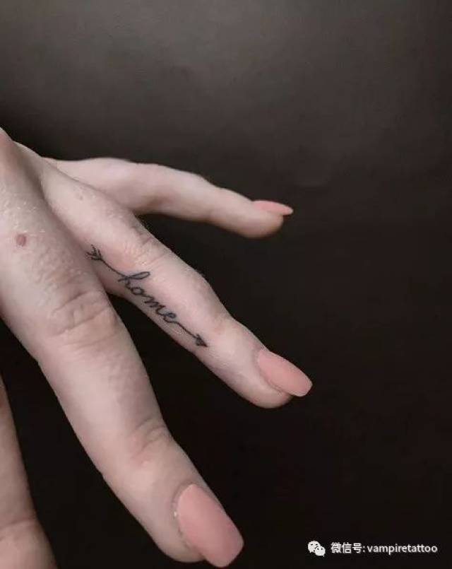 手指纹身 | 反正也逃不出你的手掌心