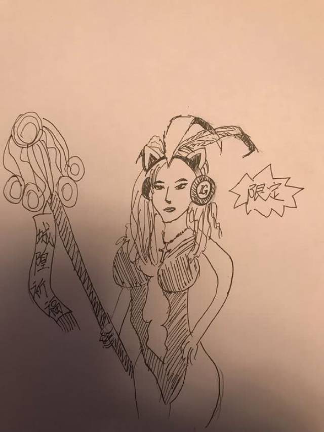 这个我应该能猜到,手执权杖的英雄,就是诡术妖姬乐芙兰嘛.