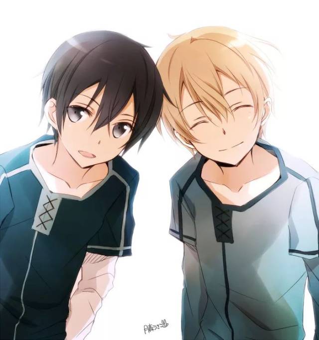 壁纸桐谷和人x尤吉欧(刀剑神域)@299期